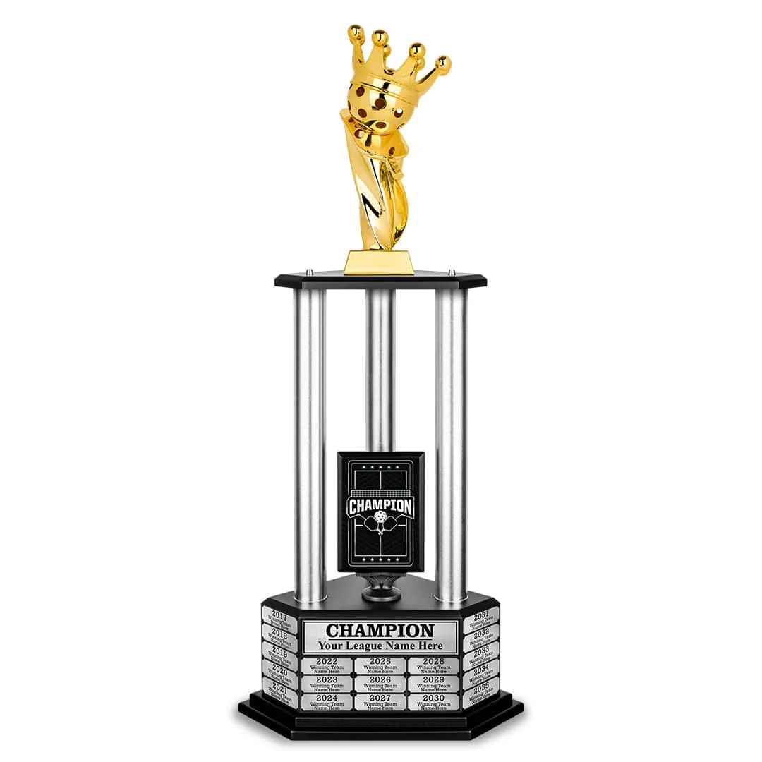 26"-36" Perpetual Pickleball Trophy - Image 4