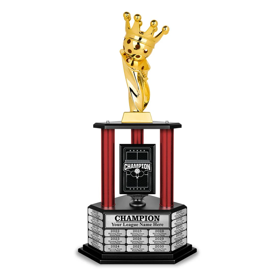 26"-36" Perpetual Pickleball Trophy - Image 6