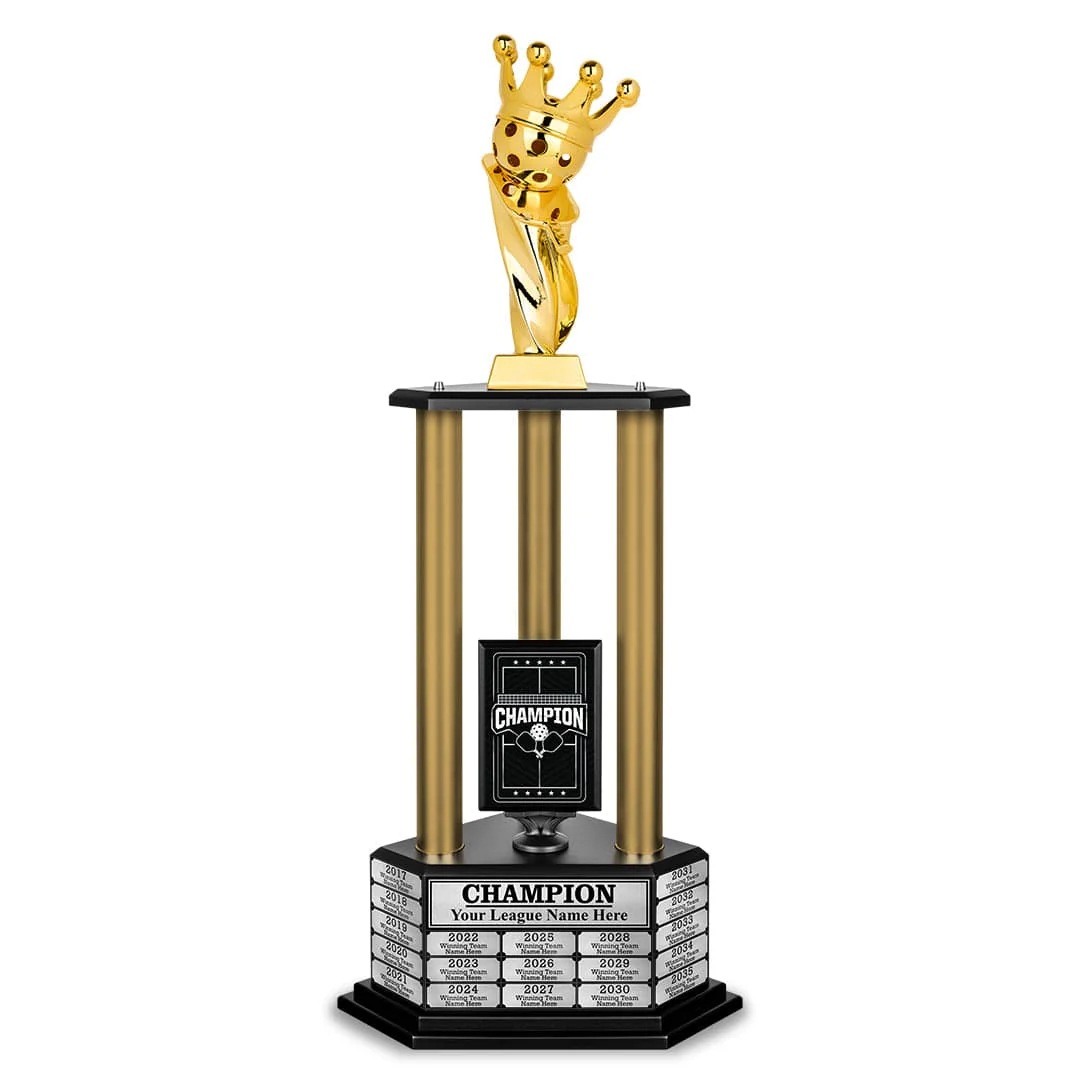26"-36" Perpetual Pickleball Trophy - Image 8