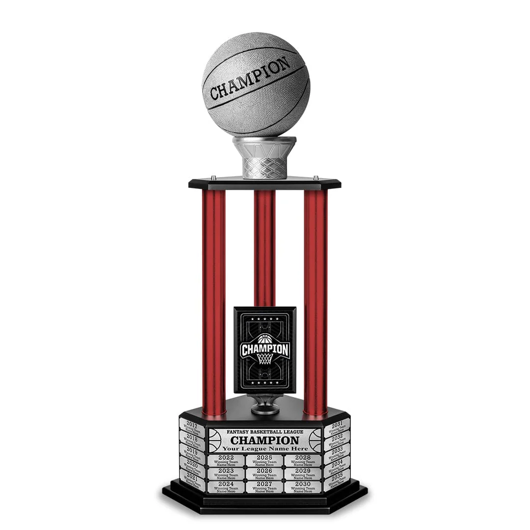 26-36” Silver Basketball Trophy - Image 13