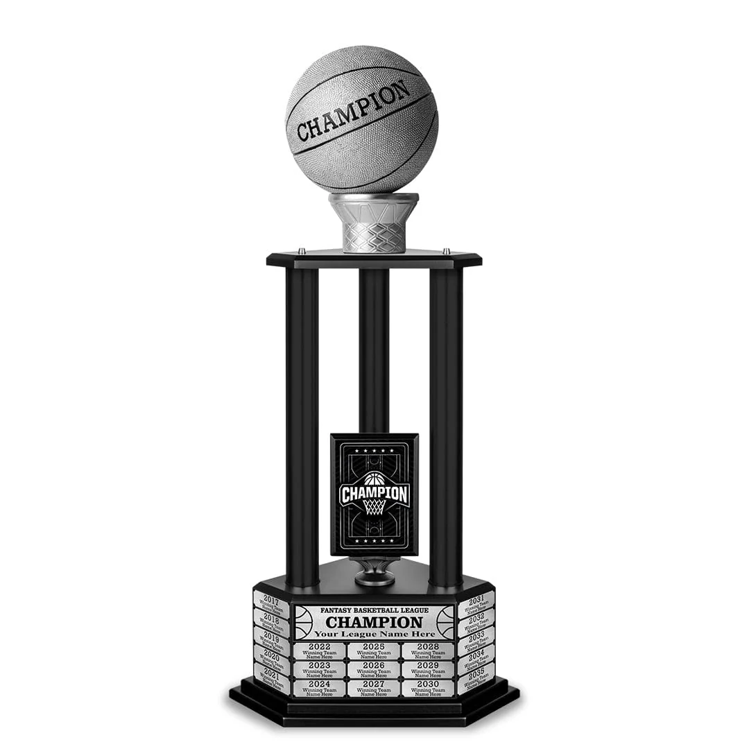 26-36” Silver Basketball Trophy - Image 19