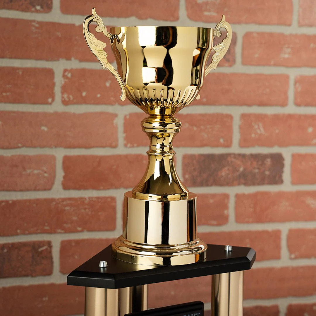 26"-36” Fantasy Football Perpetual Trophy - Gold Cup - Image 6