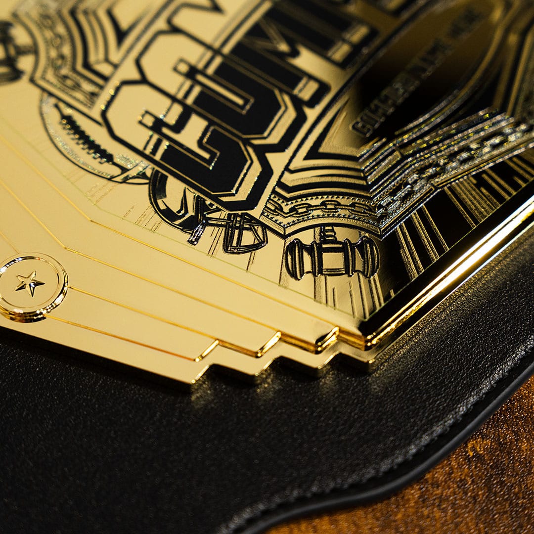 2lb Commish Fantasy Football Custom Championship Belt - Image 5