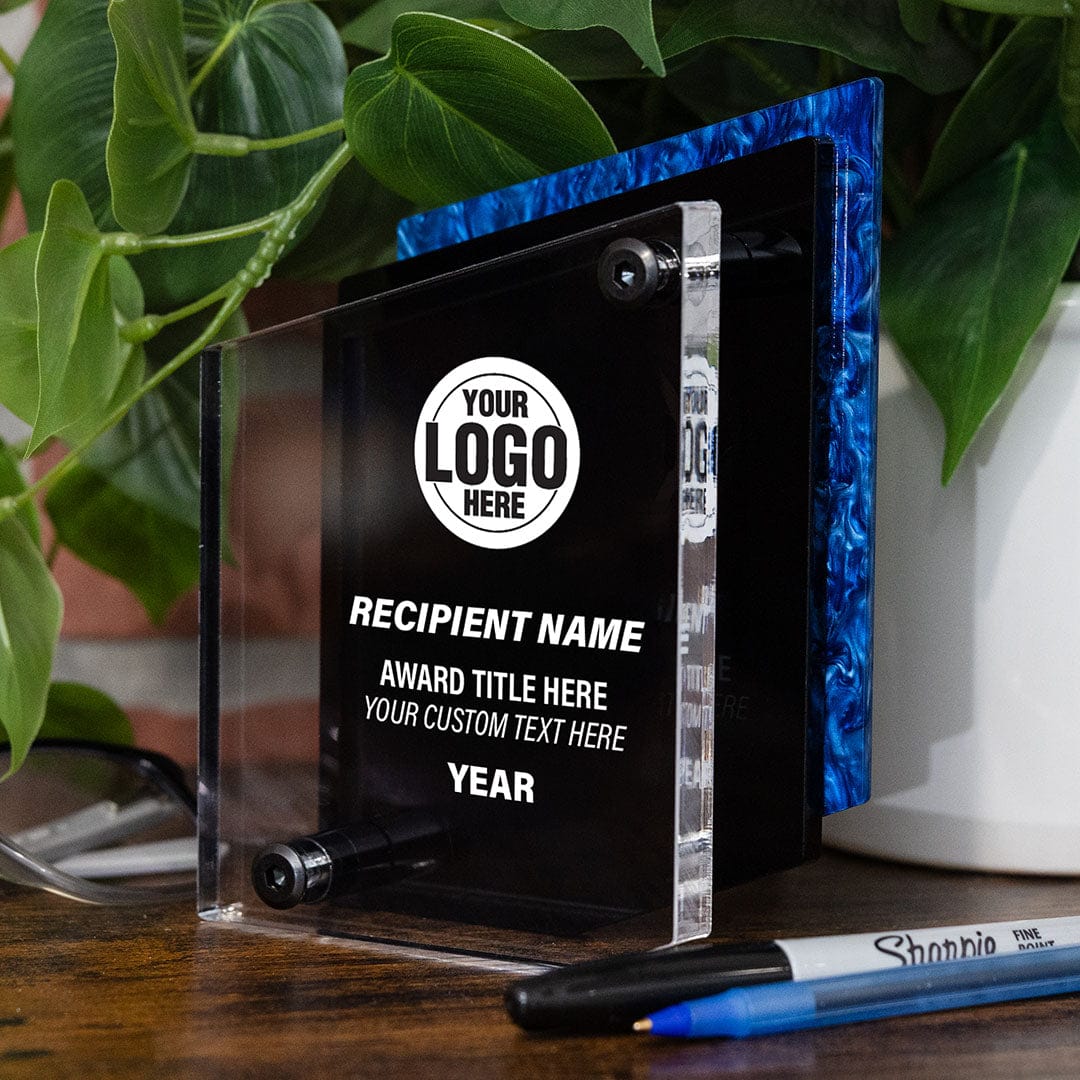 6" Rise Custom Acrylic Award - Image 3