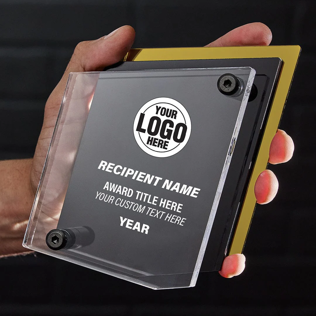 6" Rise Custom Acrylic Award - Image 6