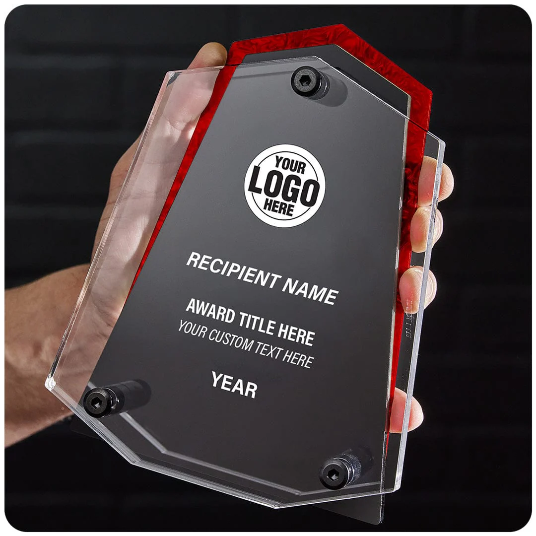 7.5" Crest Custom Acrylic Award