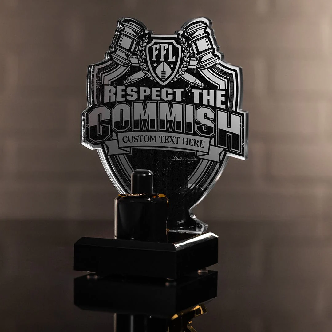 7" Commish Championship Ring Display