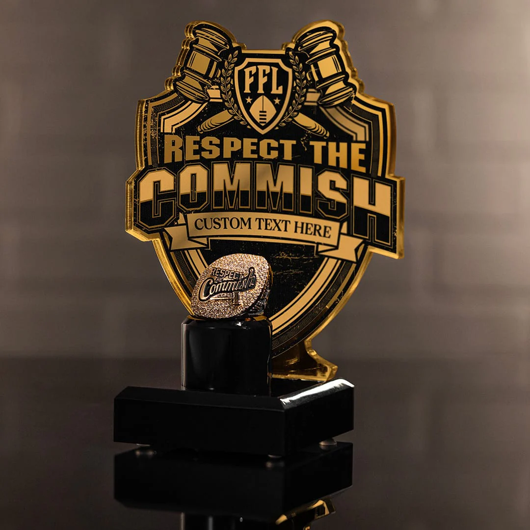 7" Commish Championship Ring Display Bundle