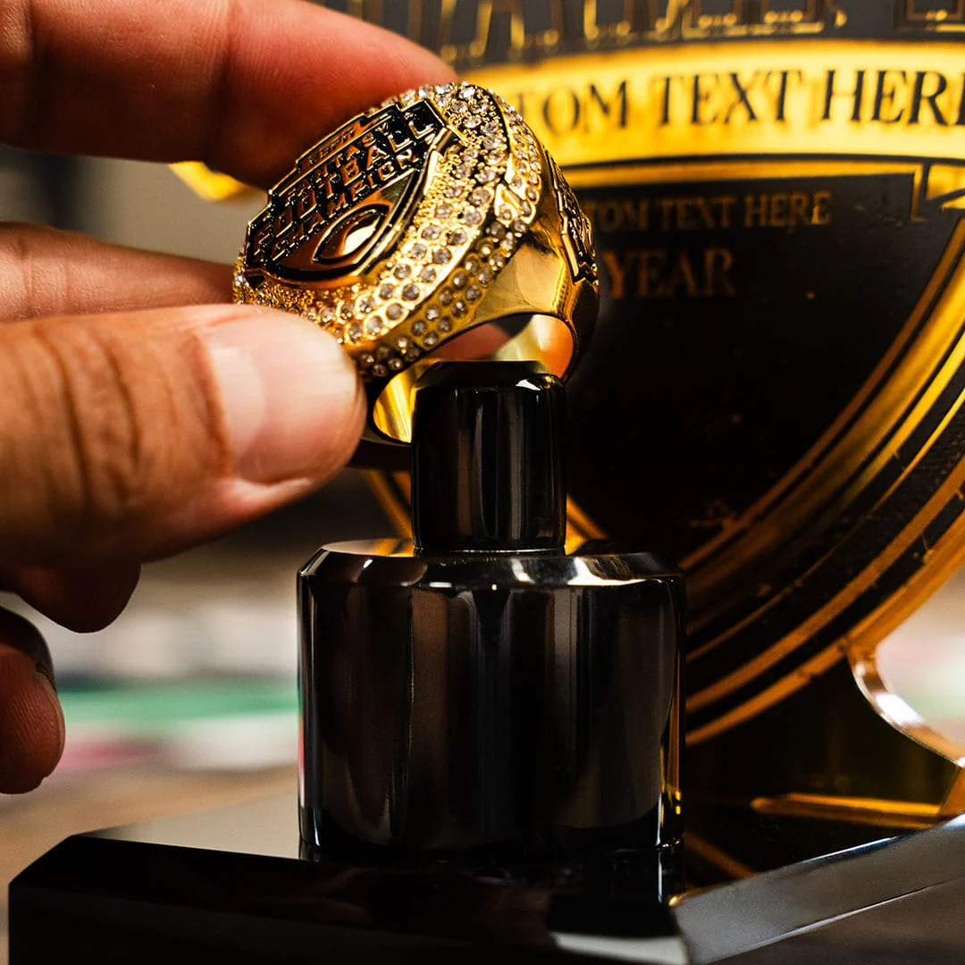 7" Fantasy Football Championship Ring Display Bundle - Image 2