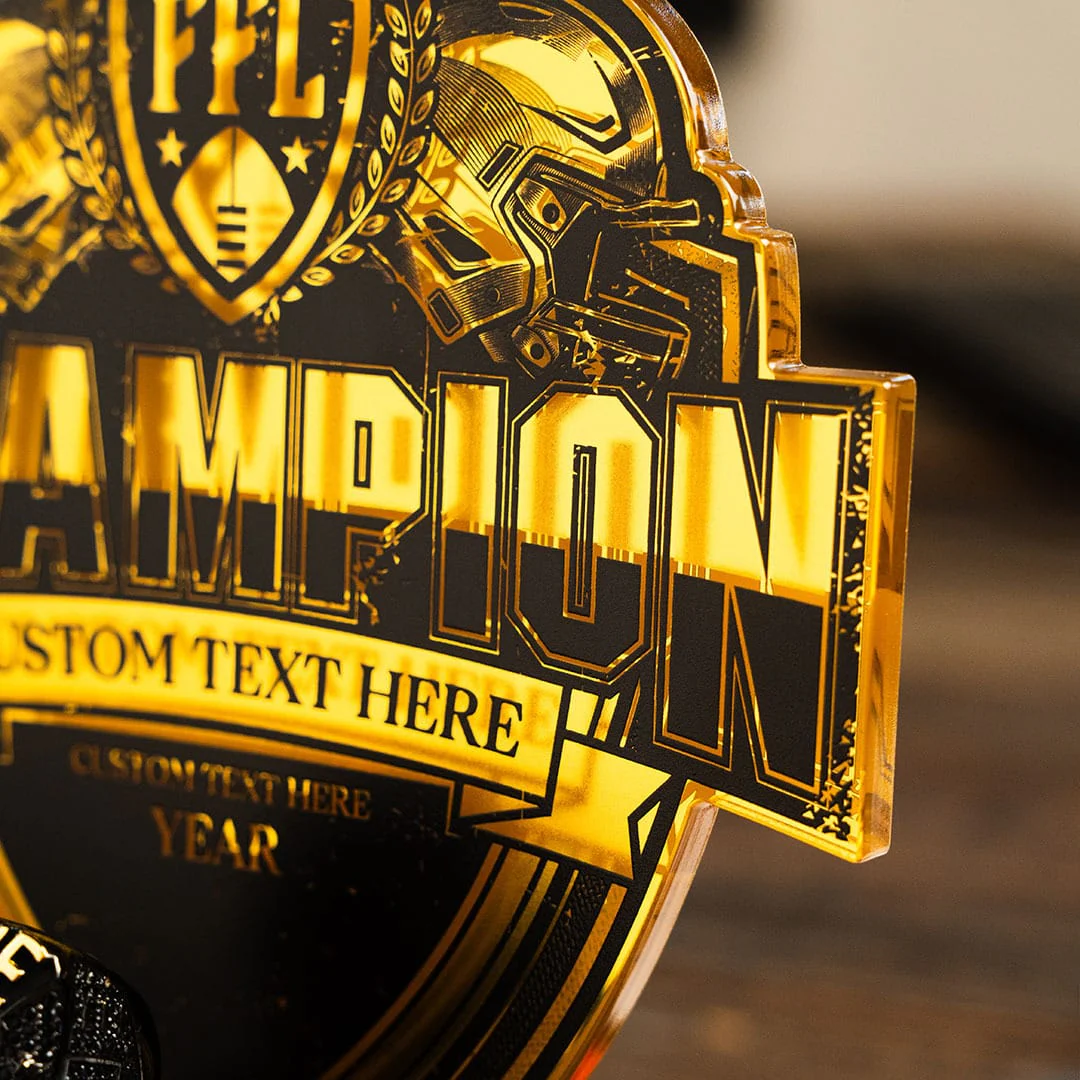 7" Fantasy Football Championship Ring Display Bundle - Image 6