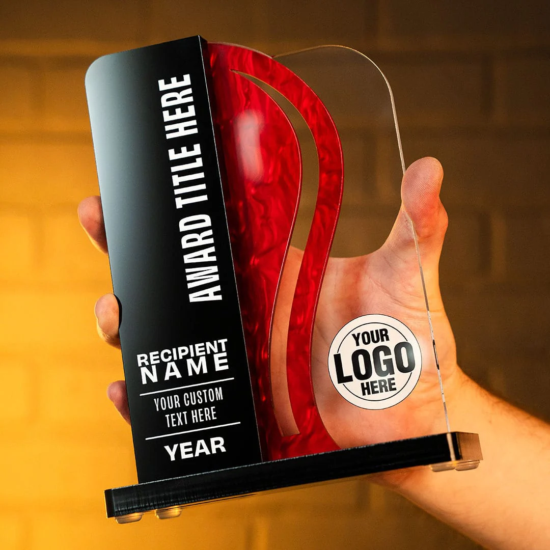 8.5" Surge Custom Acrylic Award - Image 2