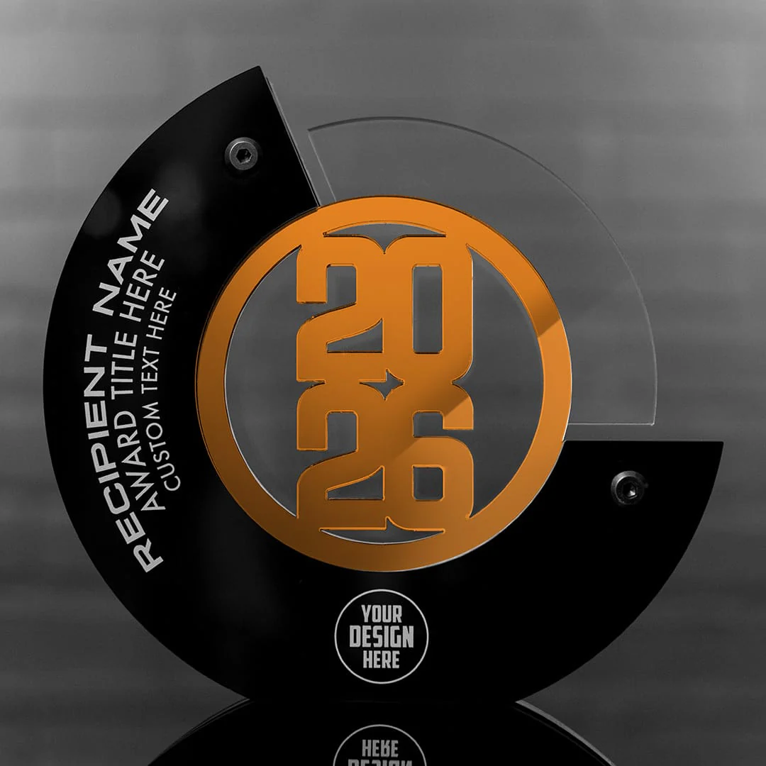 8" Crescent Custom Acrylic Award - Image 10