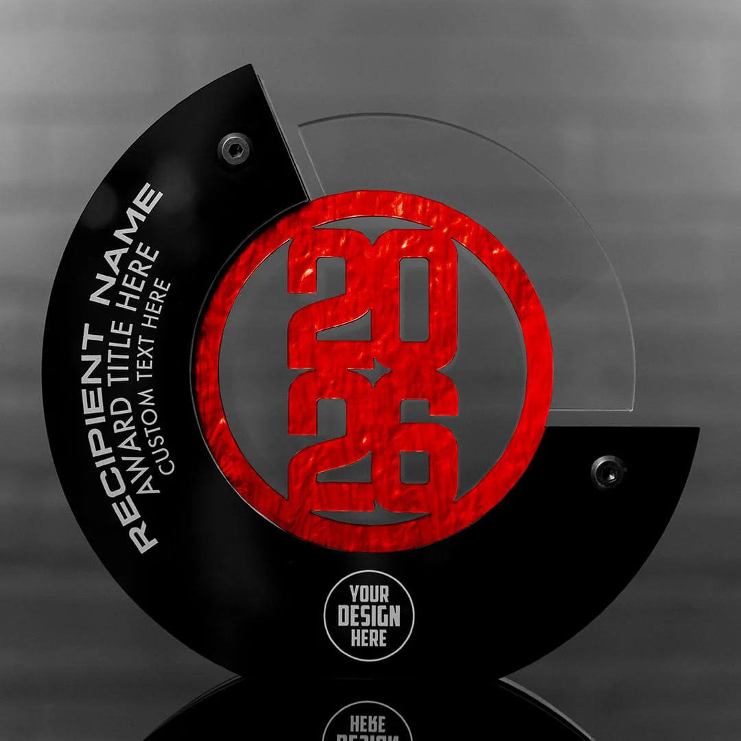 8" Crescent Custom Acrylic Award - Image 11