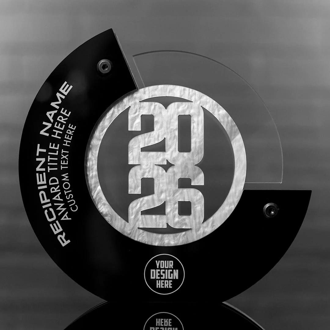 8" Crescent Custom Acrylic Award - Image 12
