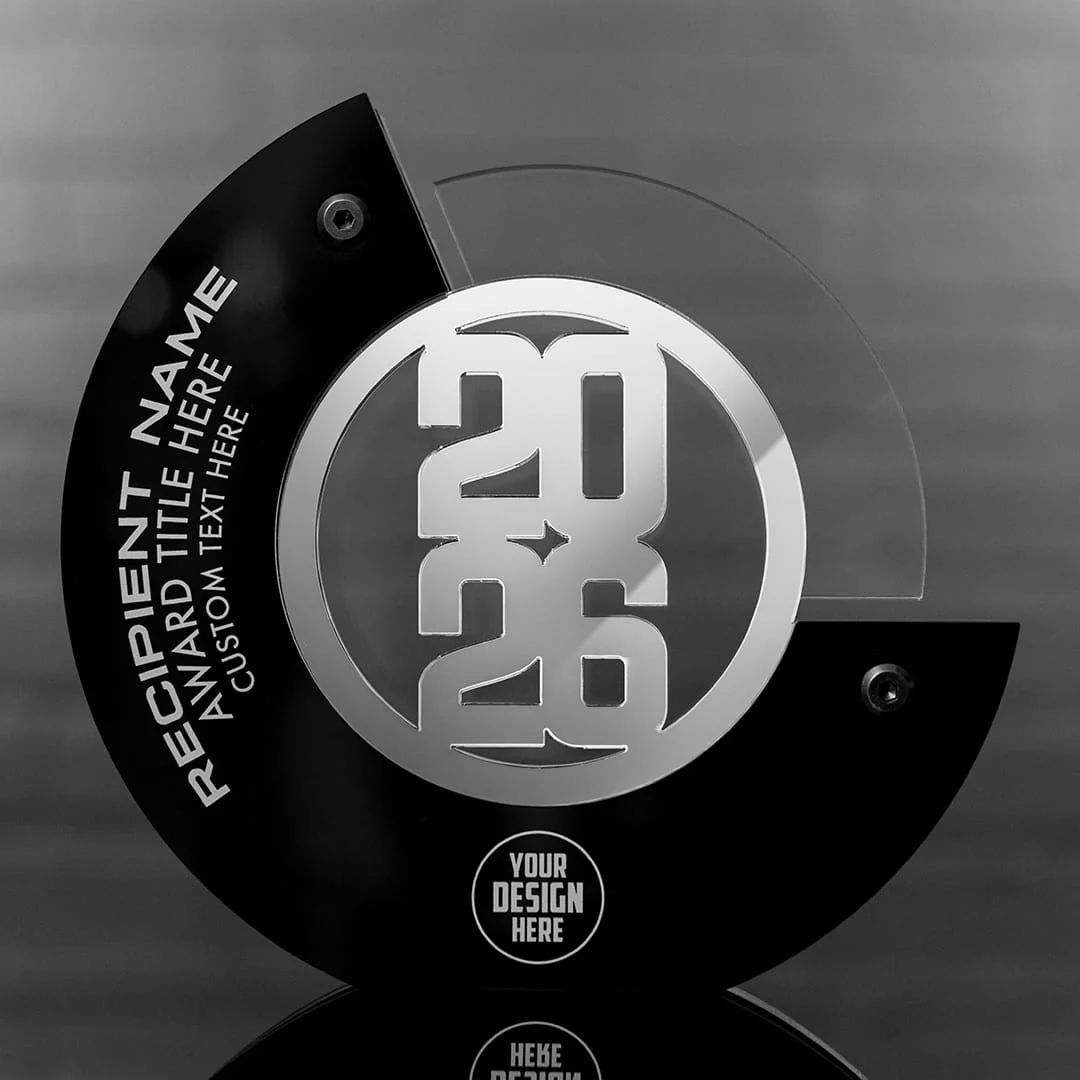 8" Crescent Custom Acrylic Award - Image 14