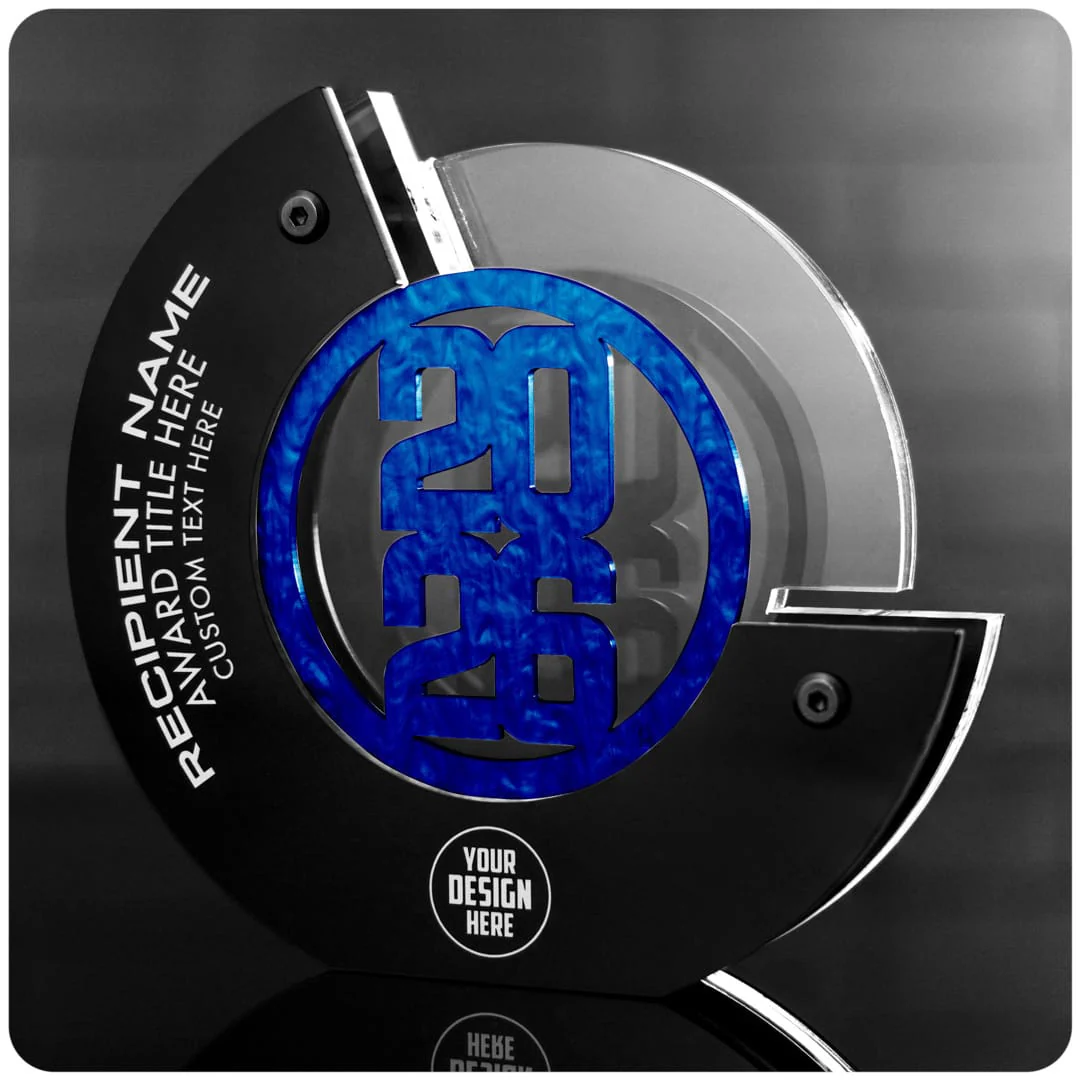 8" Crescent Custom Acrylic Award - Image 5