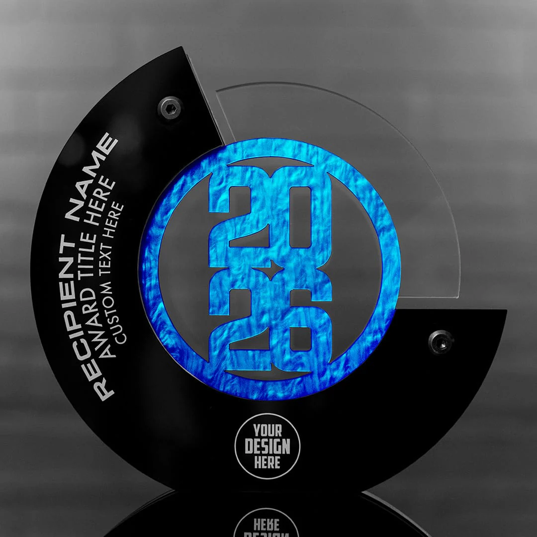 8" Crescent Custom Acrylic Award - Image 6