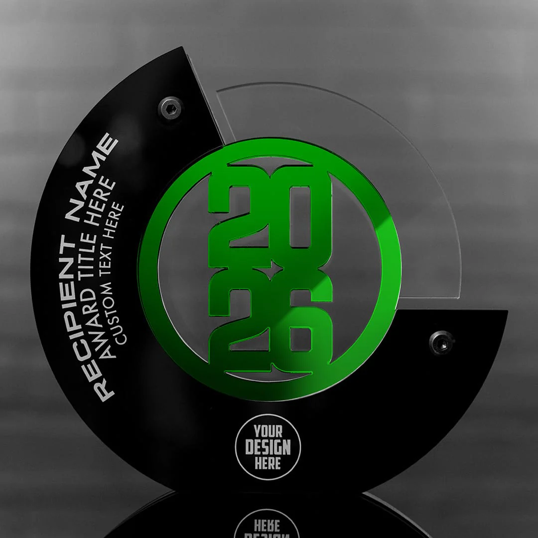 8" Crescent Custom Acrylic Award - Image 7