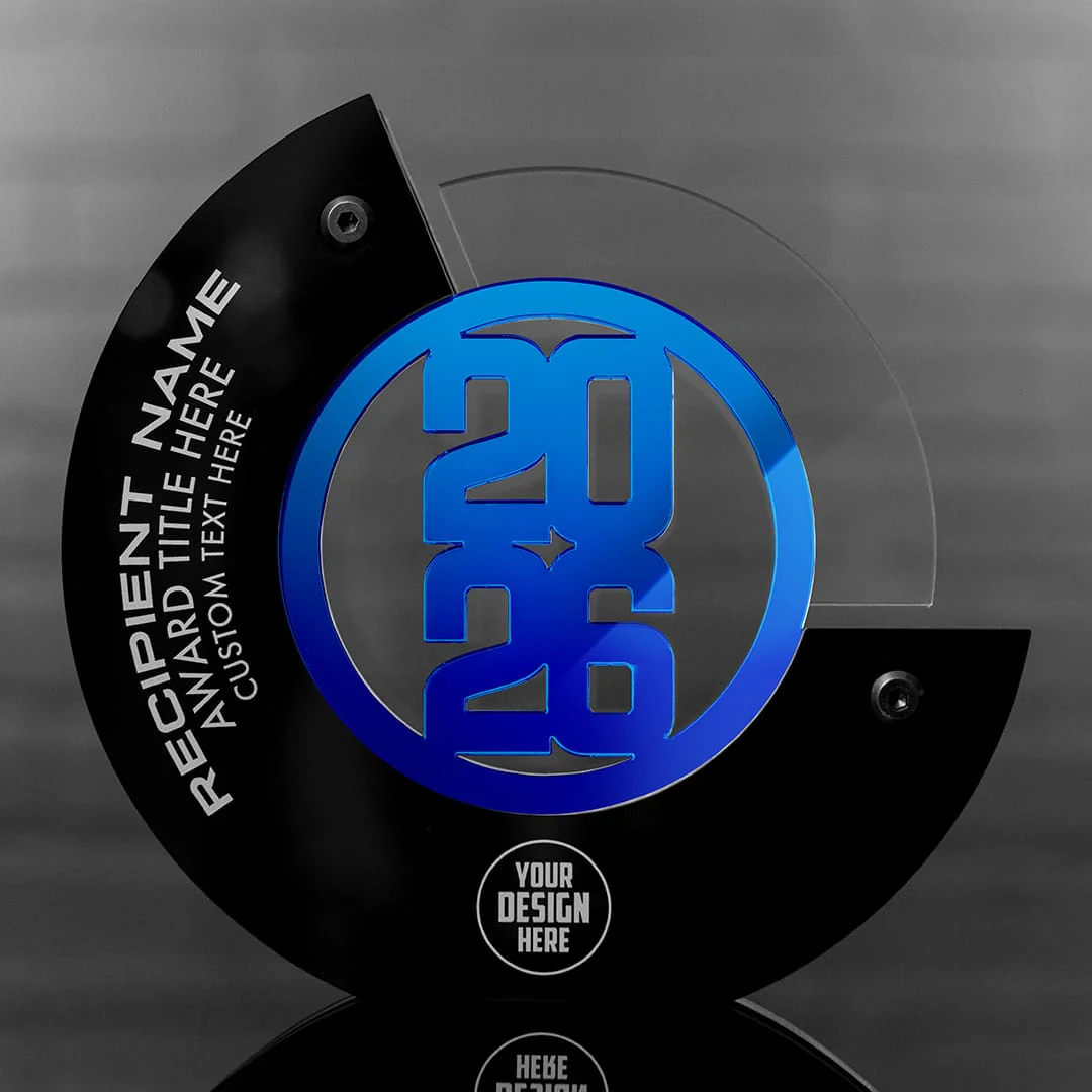 8" Crescent Custom Acrylic Award - Image 9
