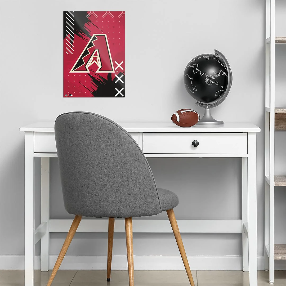 Arizona Diamondbacks Stitch Logo - Metal Wall Art - Image 5