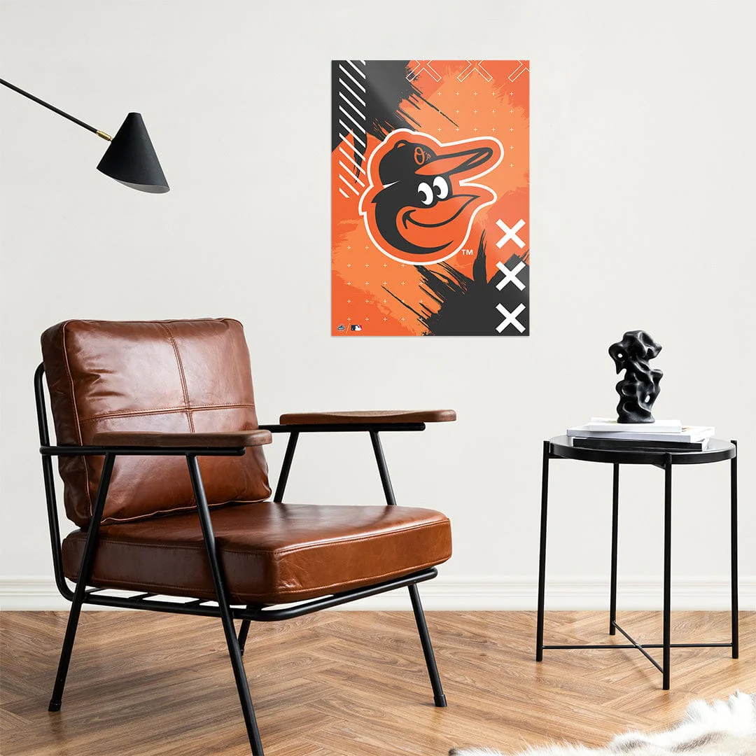 Baltimore Orioles Stitch Logo - Metal Wall Art - Image 2