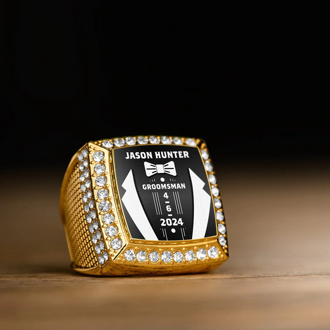 Best Man Custom Championship Ring - Image 4