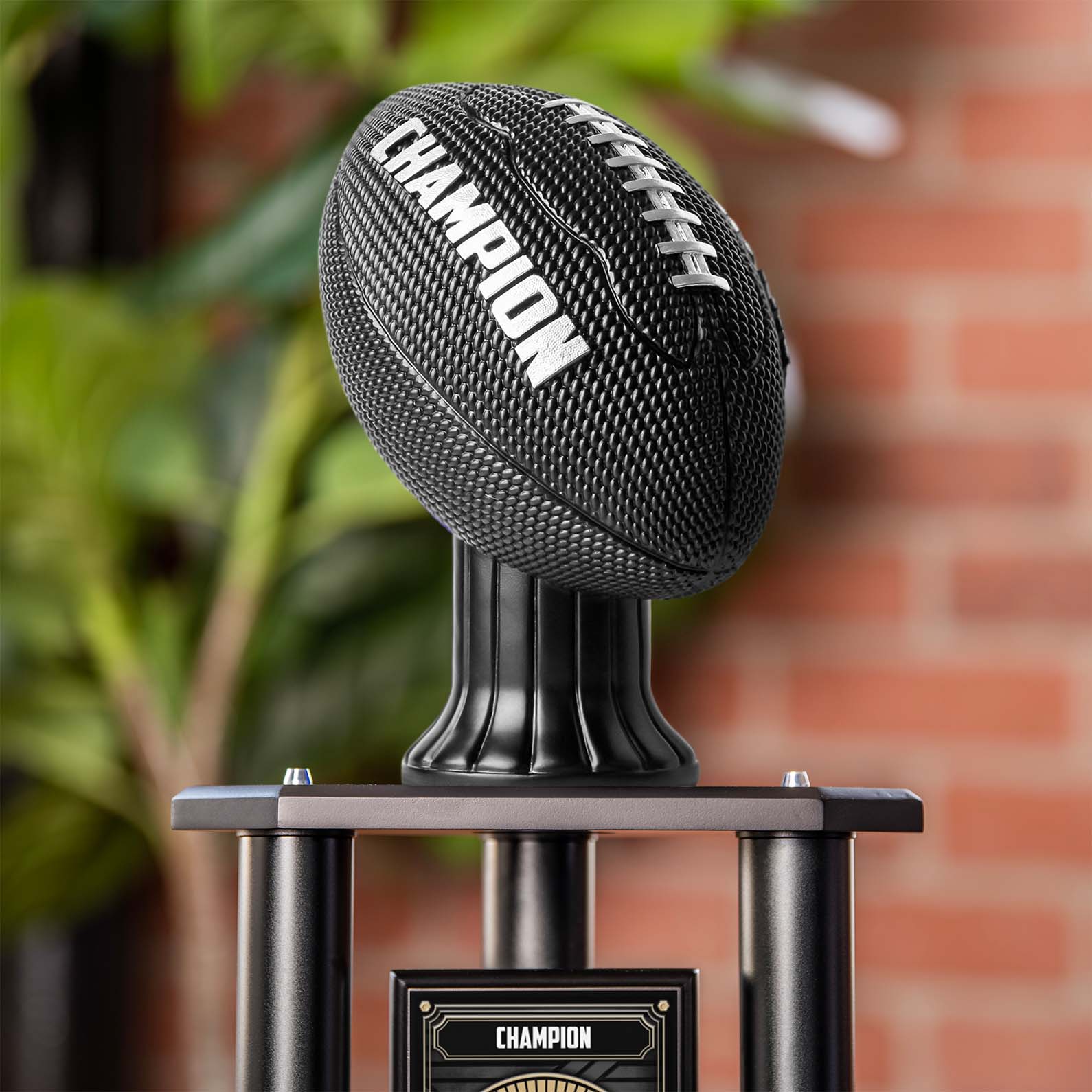 Champion Football Trophy Topper - Black - Image 2