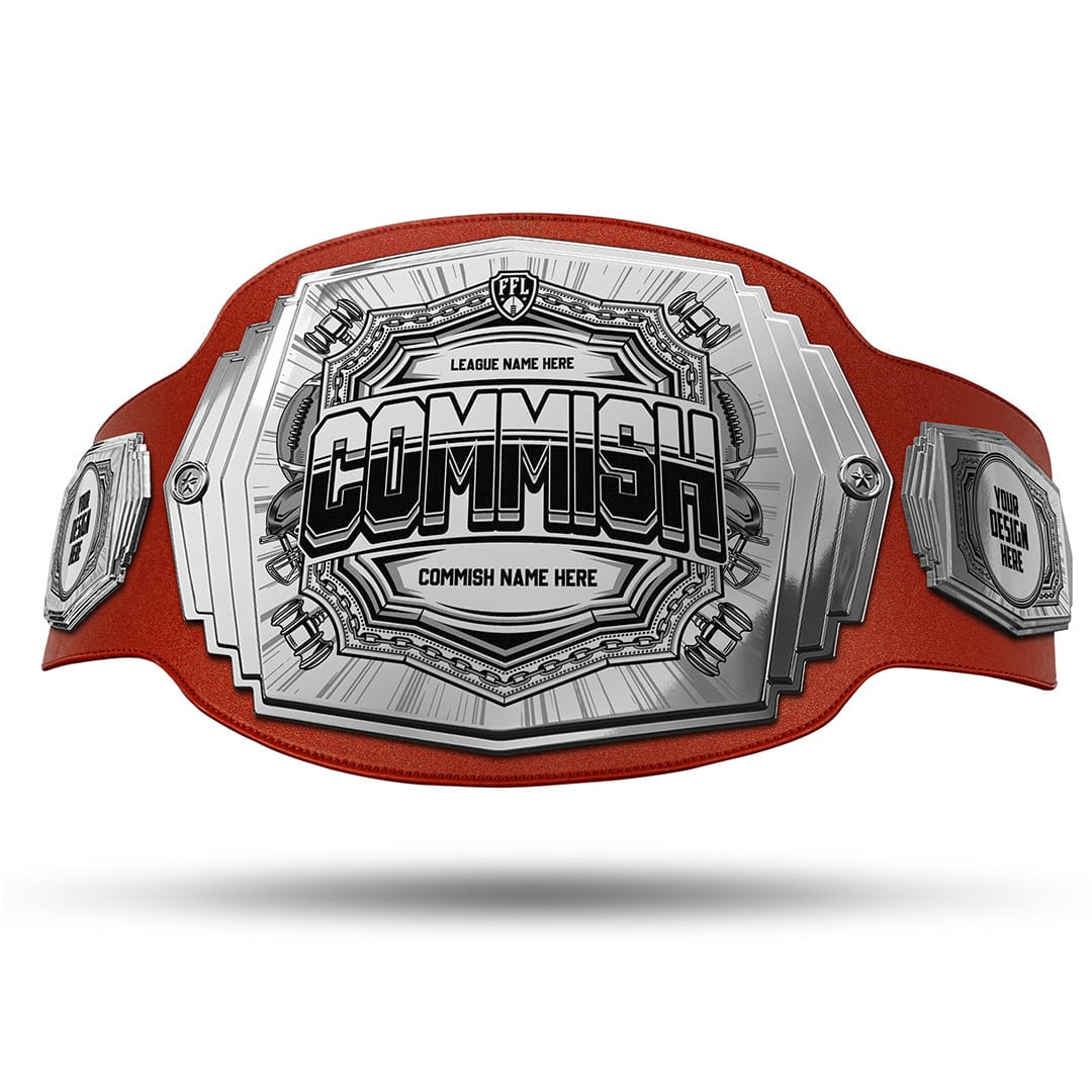 Commish 6lb Fantasy Football Custom Championship Belt - Image 10