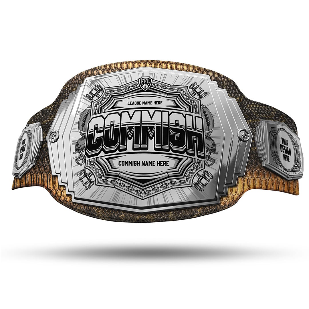 Commish 6lb Fantasy Football Custom Championship Belt - Image 11