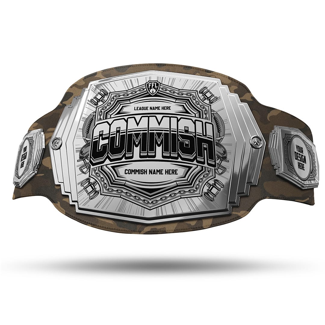 Commish 6lb Fantasy Football Custom Championship Belt - Image 13