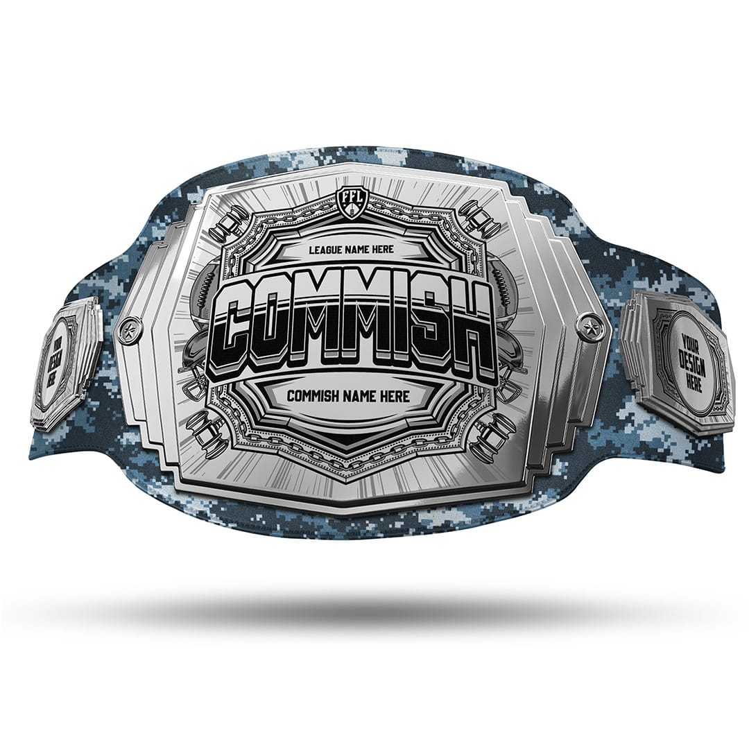 Commish 6lb Fantasy Football Custom Championship Belt - Image 14