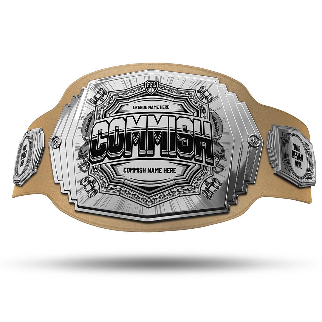 Commish 6lb Fantasy Football Custom Championship Belt - Image 16