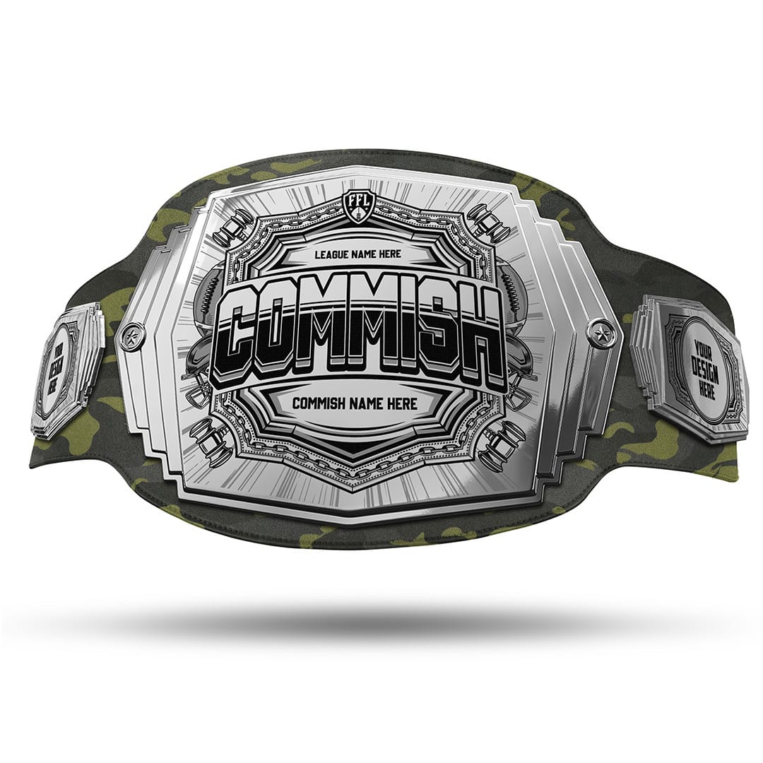 Commish 6lb Fantasy Football Custom Championship Belt - Image 17