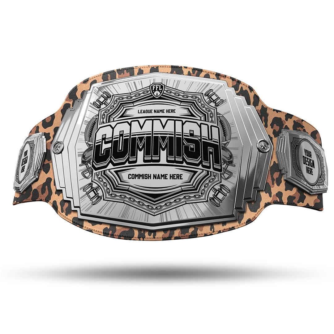 Commish 6lb Fantasy Football Custom Championship Belt - Image 18