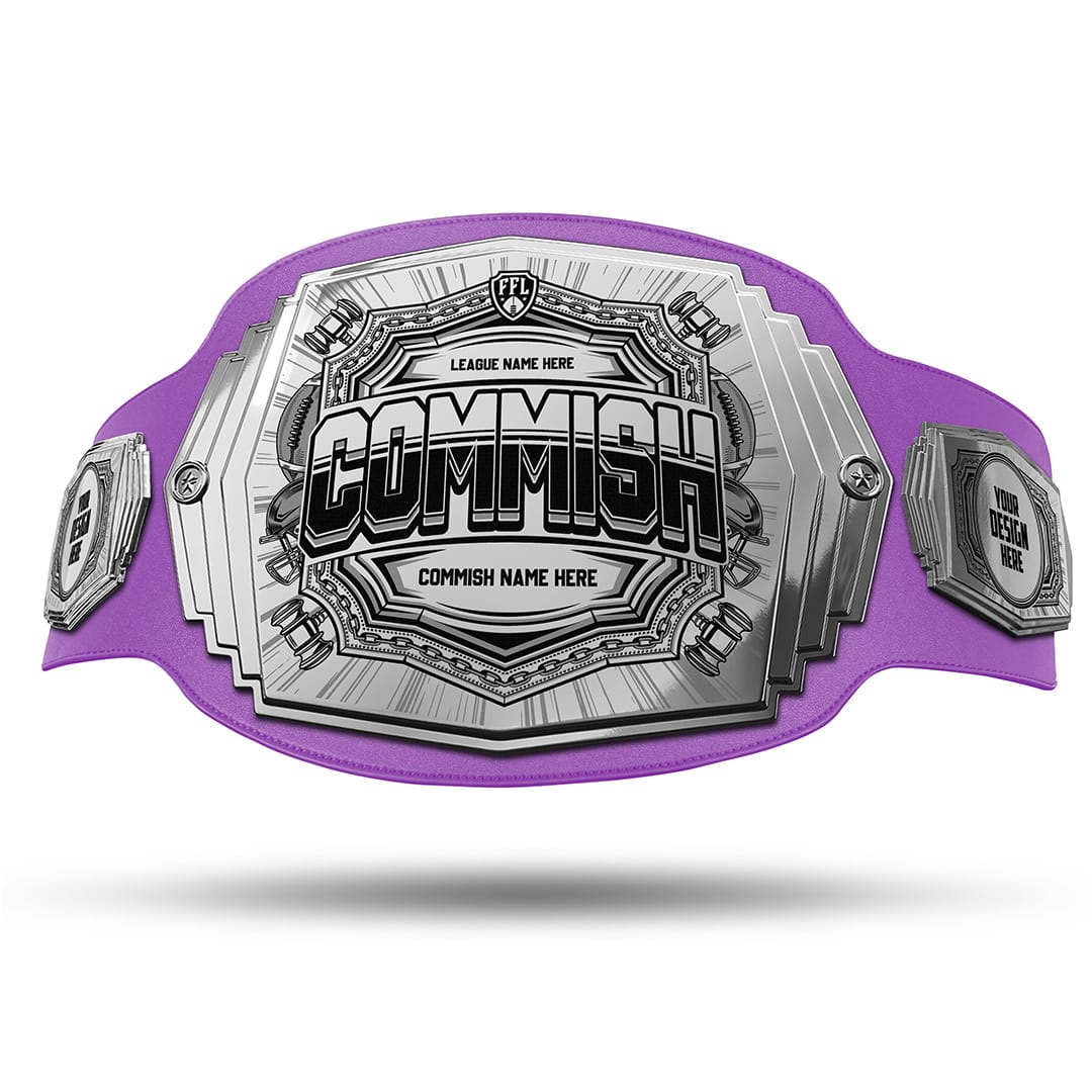 Commish 6lb Fantasy Football Custom Championship Belt - Image 19