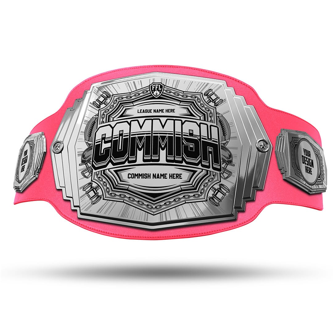 Commish 6lb Fantasy Football Custom Championship Belt - Image 20