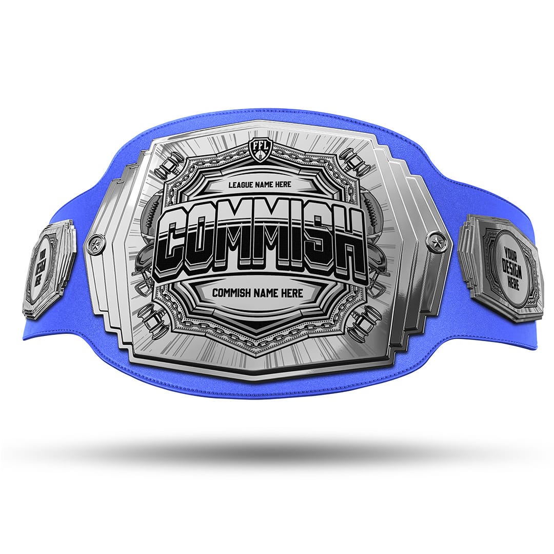 Commish 6lb Fantasy Football Custom Championship Belt - Image 21