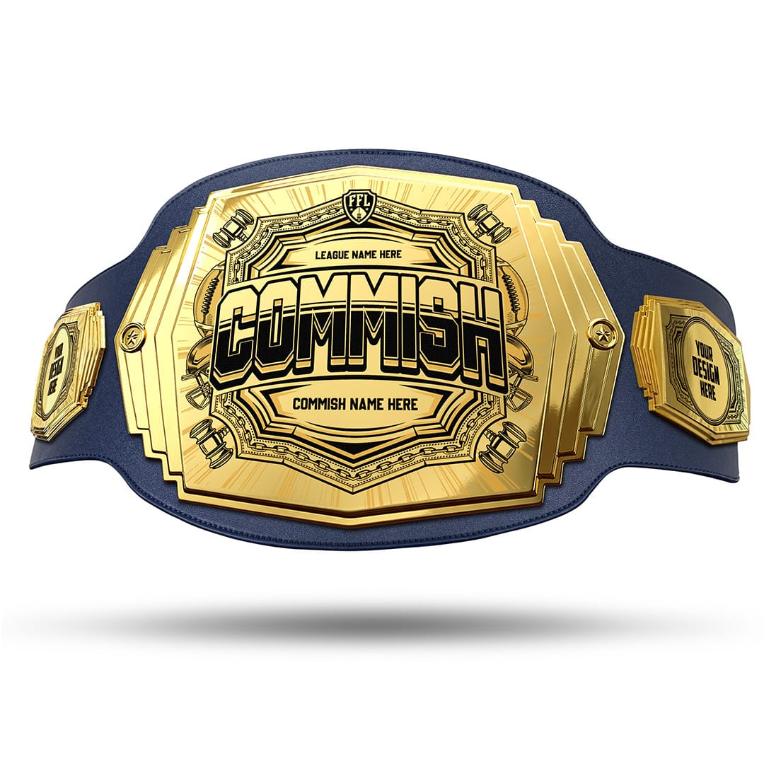 Commish 6lb Fantasy Football Custom Championship Belt - Image 23