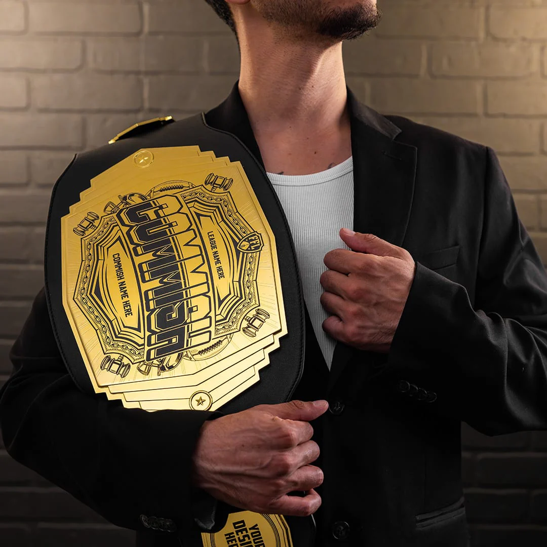 Commish 6lb Fantasy Football Custom Championship Belt - Image 5