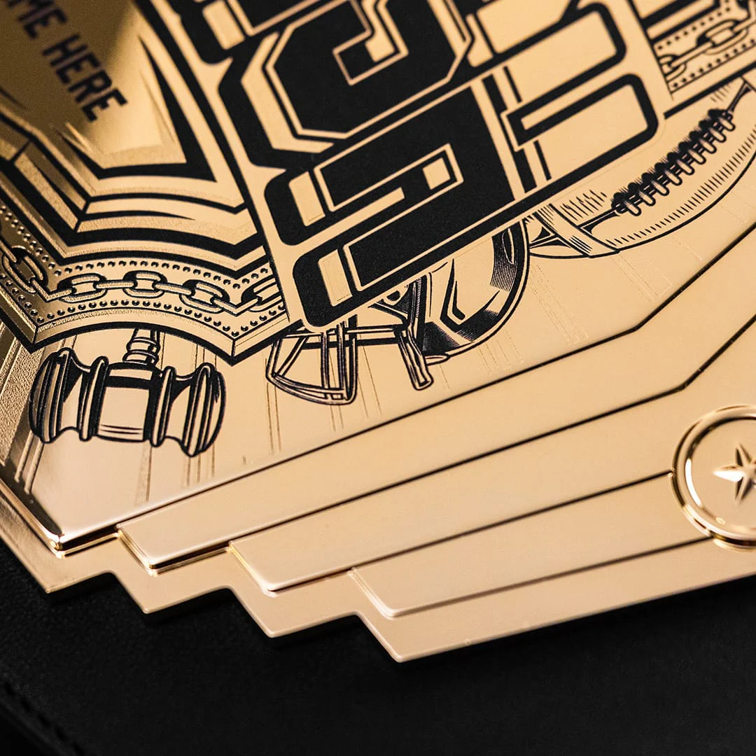 Commish 6lb Fantasy Football Custom Championship Belt - Image 6