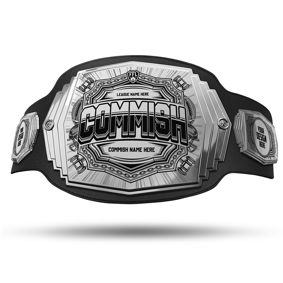 Commish 6lb Fantasy Football Custom Championship Belt - Image 7