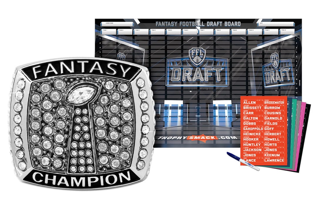 Championship Ring + 2026 Fantasy Football Live Draft Board Kit - Image 10