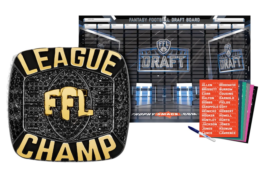 Championship Ring + 2026 Fantasy Football Live Draft Board Kit - Image 11