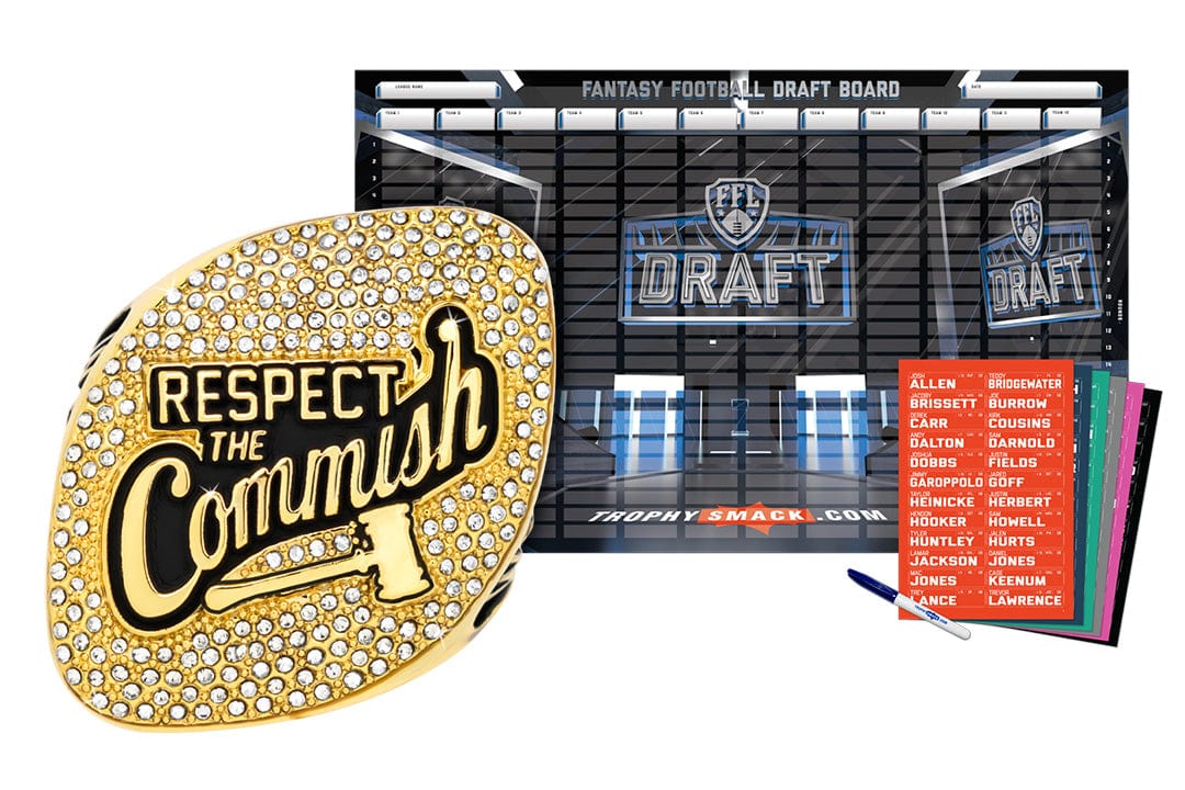 Championship Ring + 2026 Fantasy Football Live Draft Board Kit - Image 9