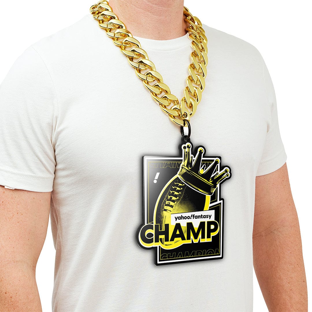 Yahoo! Fantasy Football Champ Chromatic Chain - Crown Football Edition