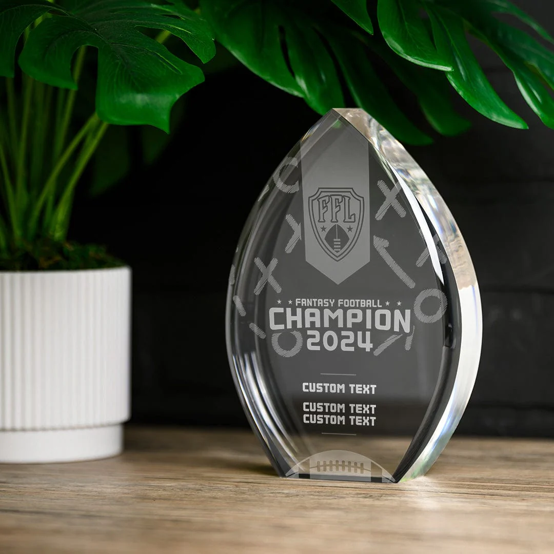 Custom Acrylic Fantasy Football Trophy - Image 5