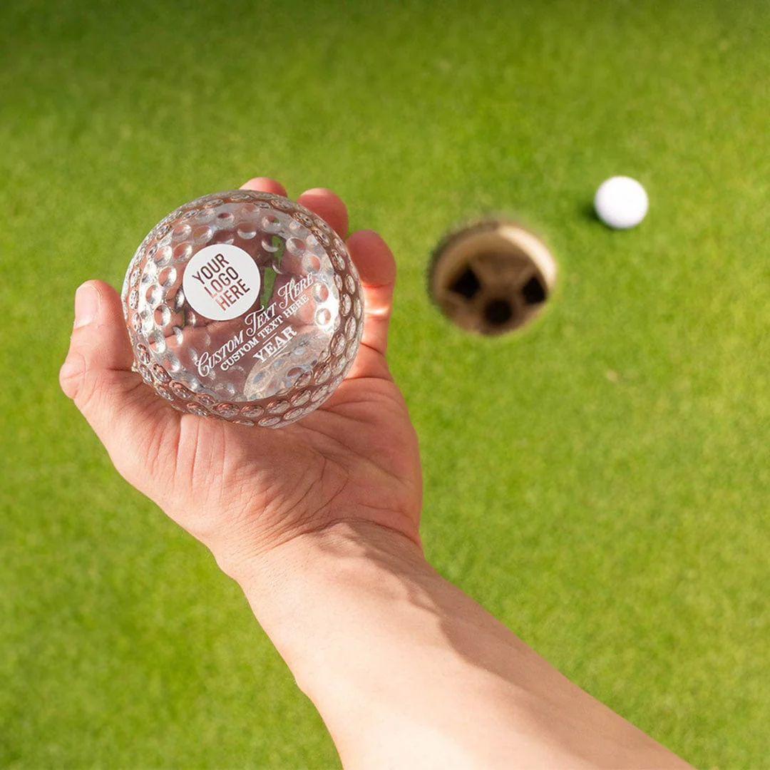 Custom Crystal Golf Ball Award - Image 3