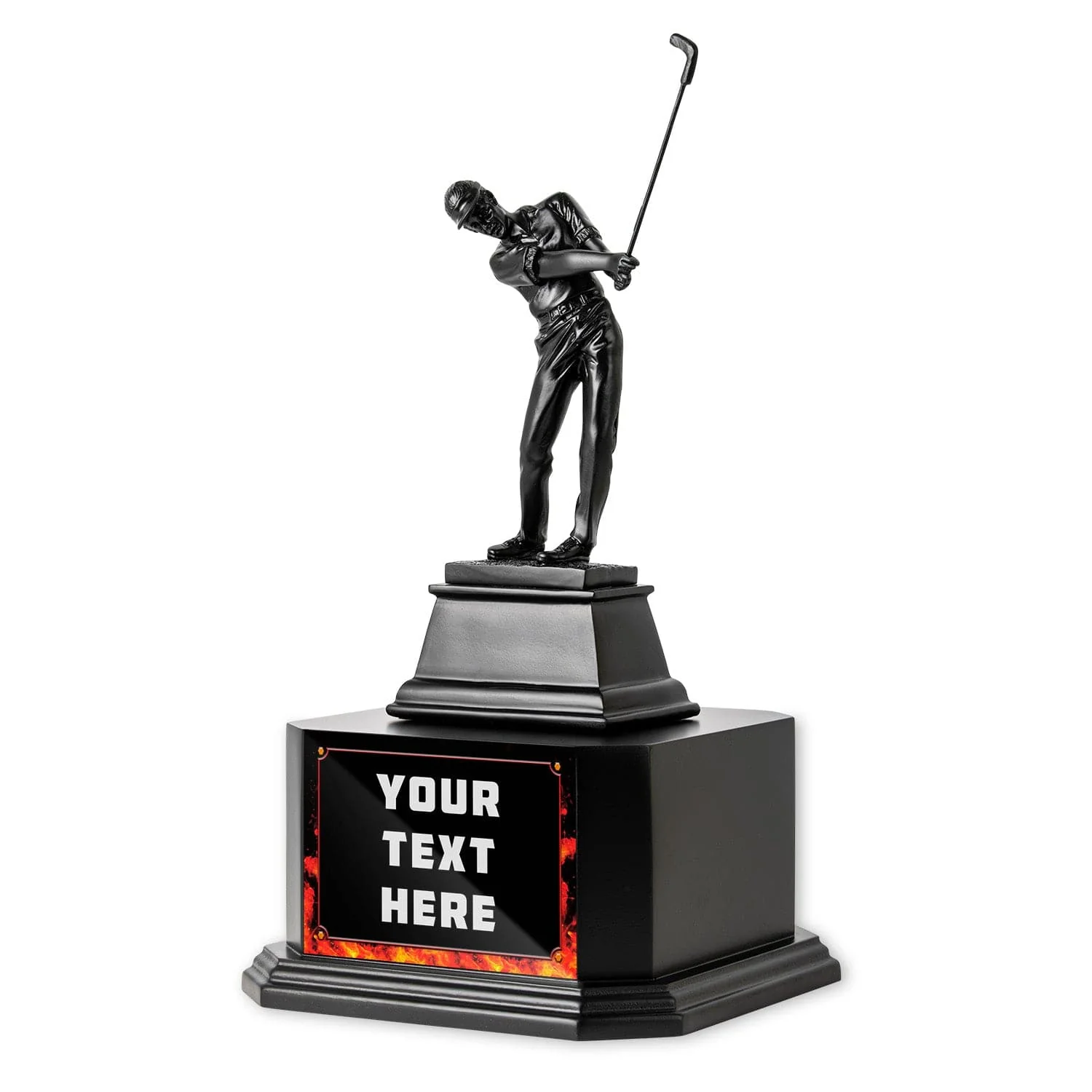 Custom Golf Square Base Trophy - Image 2