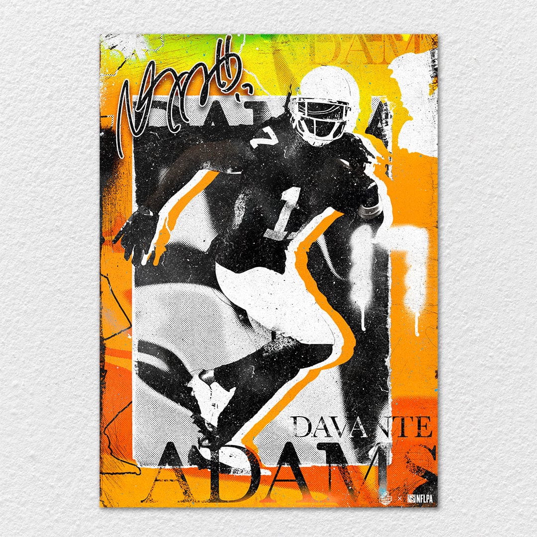 Davante Adams Signature Graffiti - Metal Wall Art - Image 6