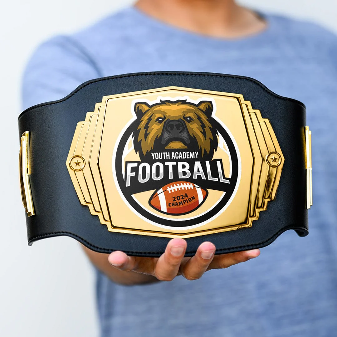 Design Your Own 2lb Championship Belt - Youth Size Title Belt - Image 3